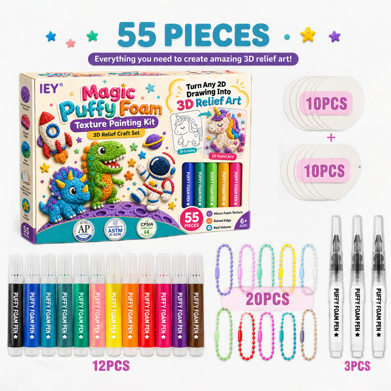 😆 Surprise!🎨 Create More 3D Masterpieces — Get 70% OFF Your 2nd IEY® 3D Relief Art Pen