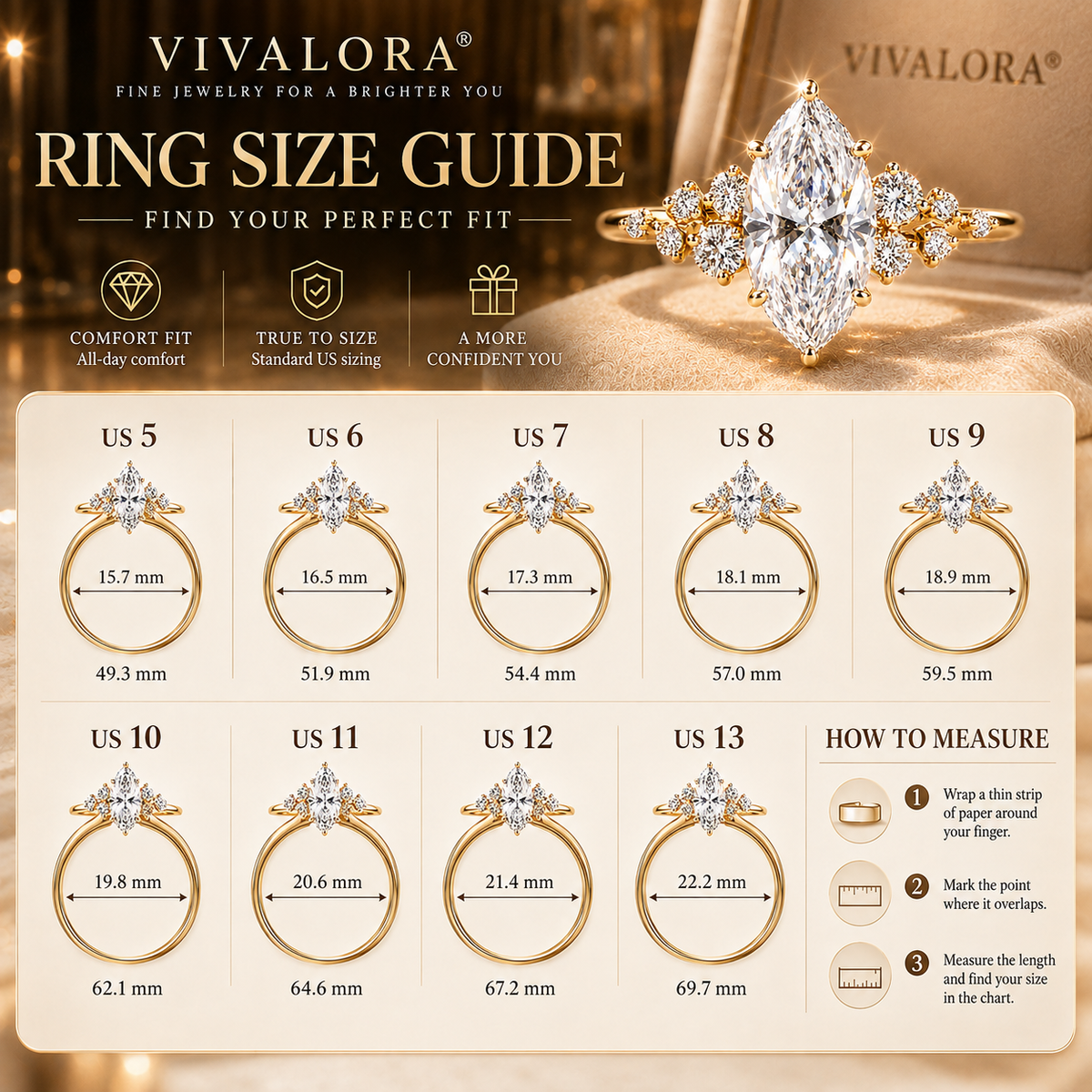 😆 Surprise!One More Vivalora® Ring for 90% OFF 💍✨