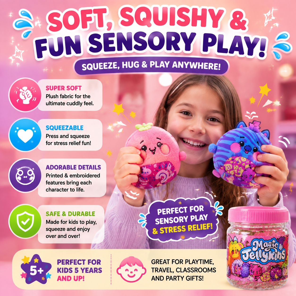 🎁 Toaimer® Magic Surprise Plush Jar 2026 – Unwrap Cute Hidden Plush Friends & Collect Them All