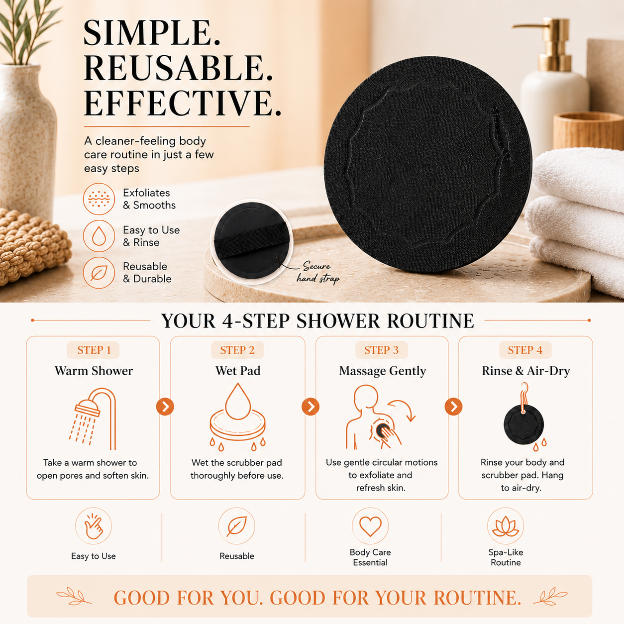 ⚠️ Your Only Chance: Add a 2nd 𝐑𝐄𝐁𝐘𝐈𝐏𝐎® Soft Rubber Bath Brush & Save 70% OFF!