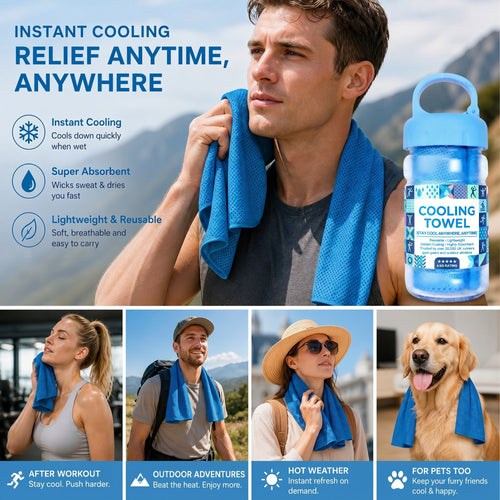 😆surprise！🎉 Unlock 70% OFF on Your Second LUCKYSONG® Cold Sweat Towel