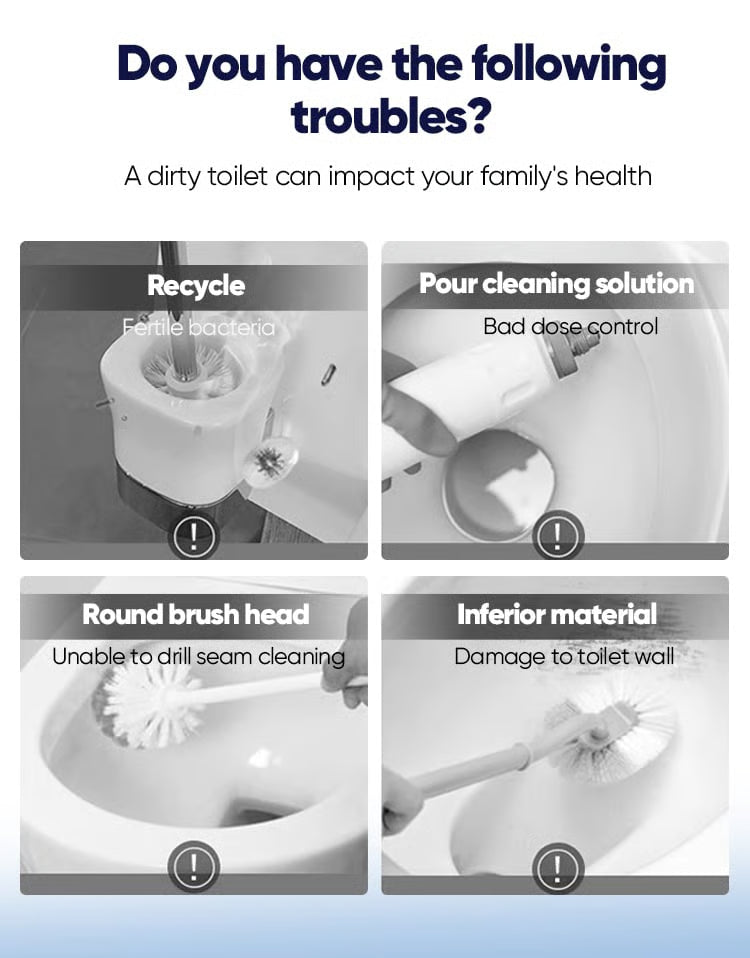 More than 50,000 Units Sold! 🚽💦 BVJ® Contactless Disposable Toilet Cleaning Tool 🧽