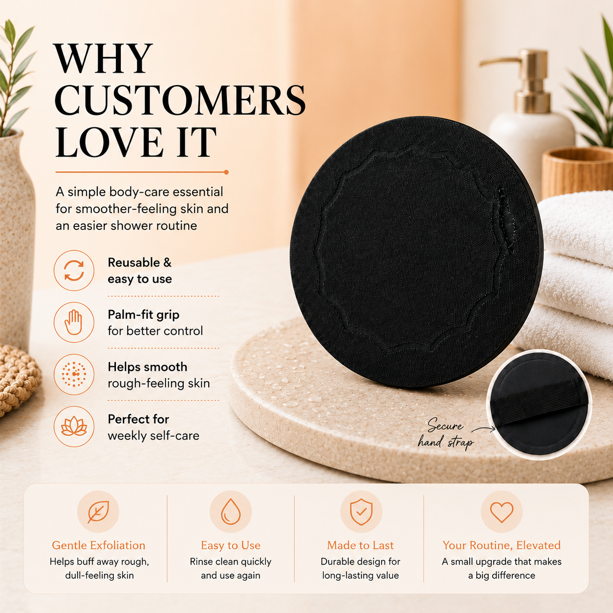 ⚠️ Your Only Chance: Add a 2nd 𝐑𝐄𝐁𝐘𝐈𝐏𝐎® Soft Rubber Bath Brush & Save 70% OFF!
