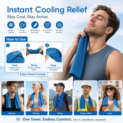 😆surprise！🎉 Unlock 70% OFF on Your Second LUCKYSONG® Cold Sweat Towel