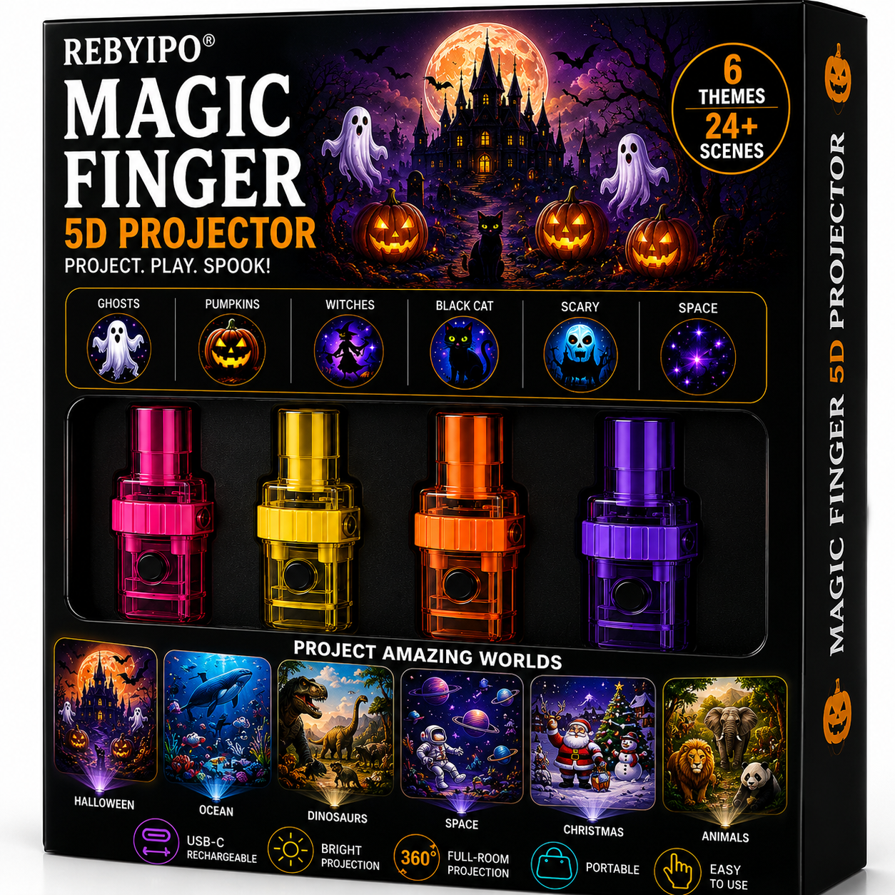 👻[4 Boxes-16 Pieces] — Family Fun Bundle