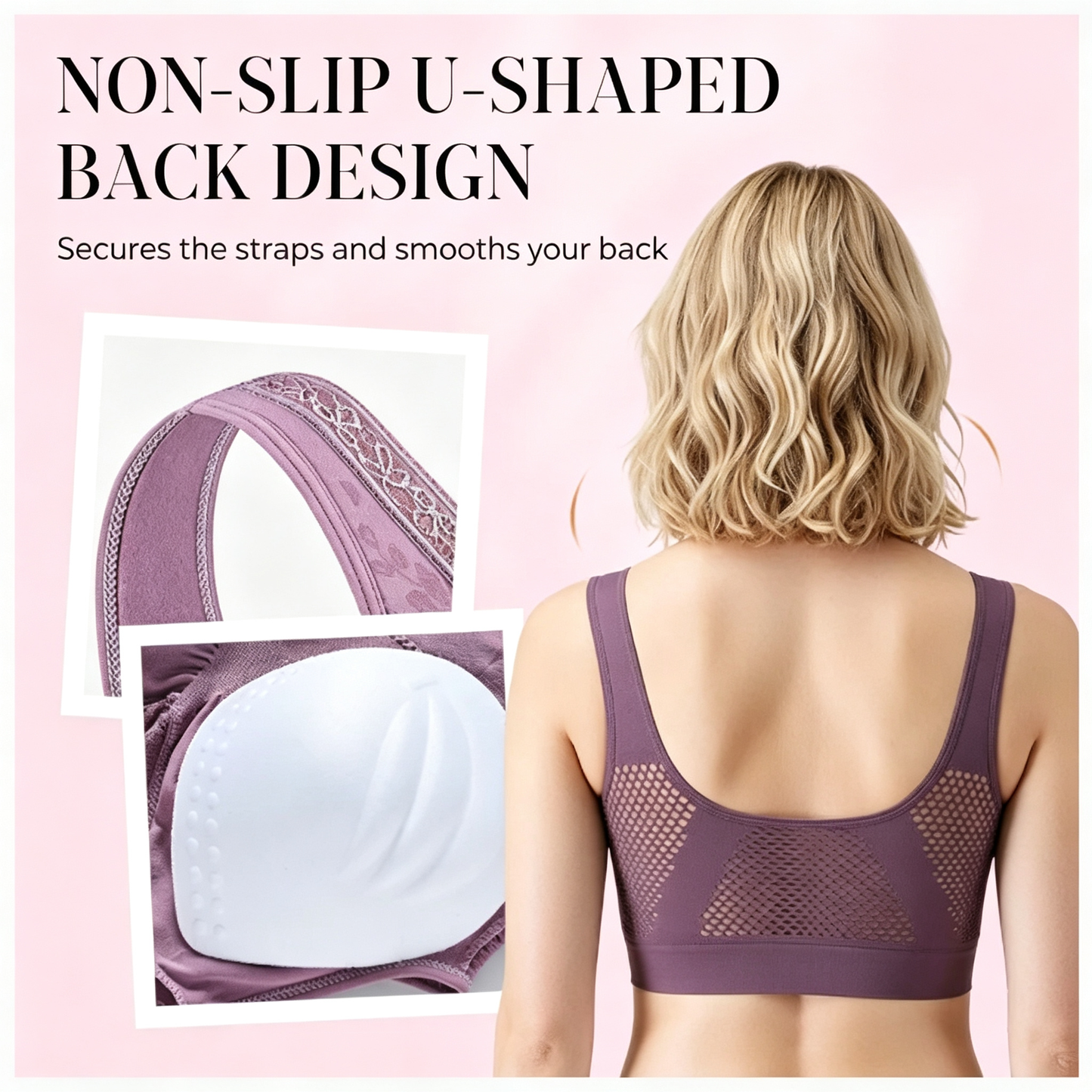 ⏰ Last Day $12/PCS | 💖 Buy 1 Get 1 FREE 🎁 LUCKYSONG® Women’s High-Support Pure Cotton Comfort Bra