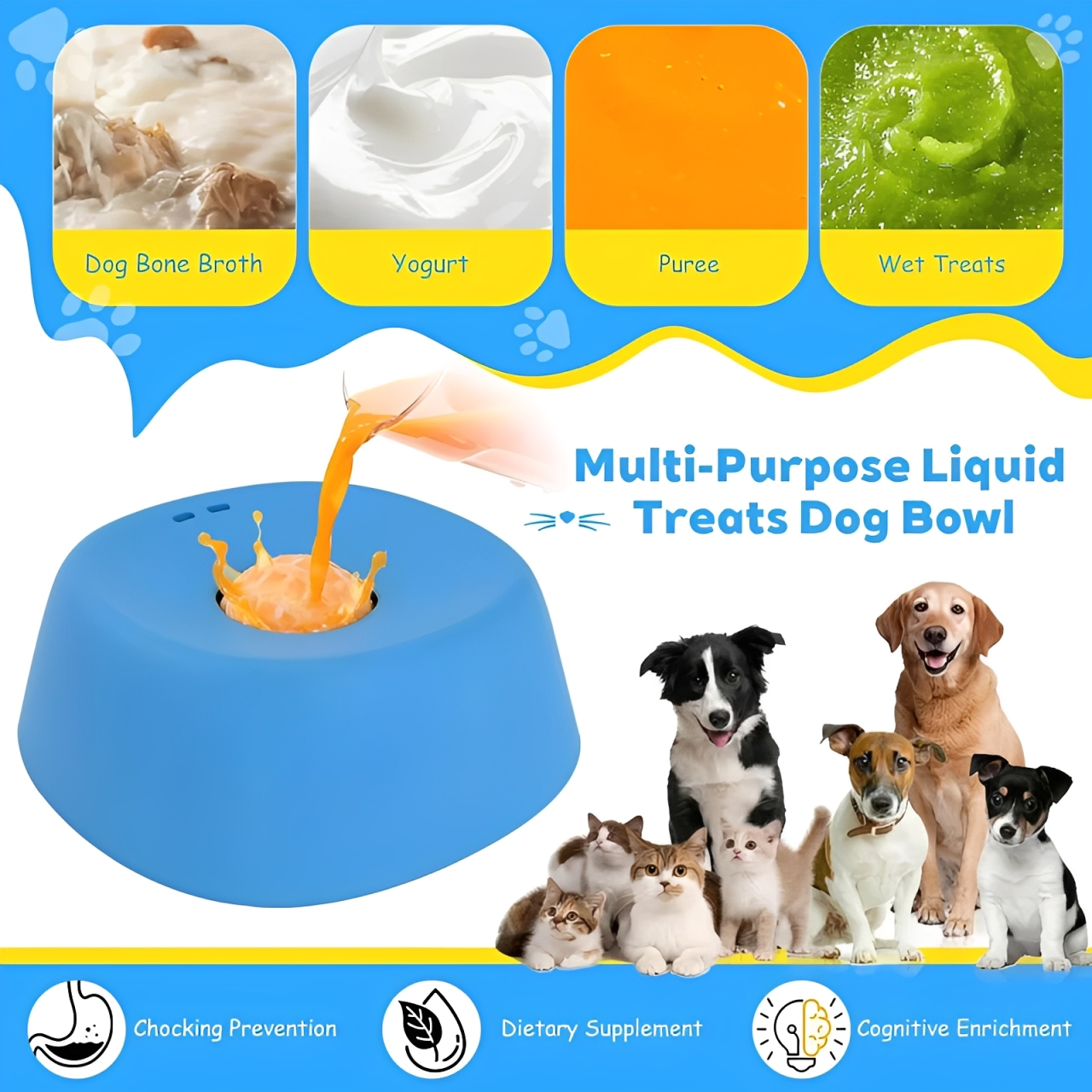 🎉 Congratulations! Add another 𝗥𝗘𝗕𝗬𝗜𝗣𝗢® Slow Feeder Dog Bowl and get 30% OFF your second item! 🐕‍🦺🔥