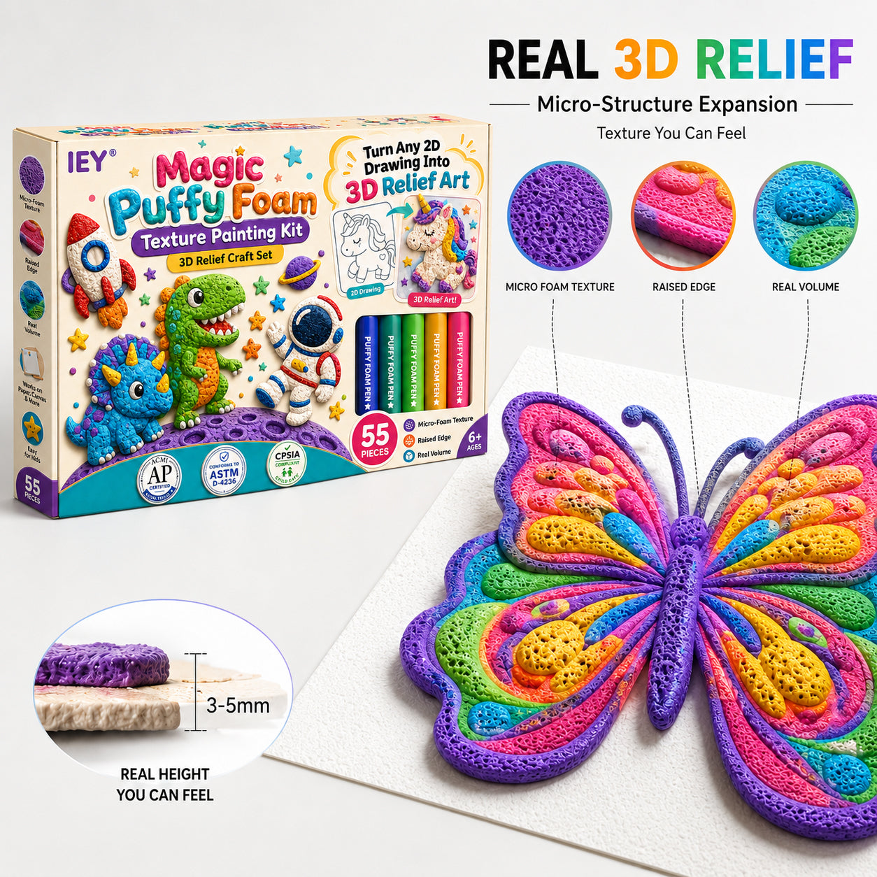 😆 Surprise！🎨 Create More 3D Masterpieces — Get 70% OFF Your 2nd IEY® 3D Relief Art Pen