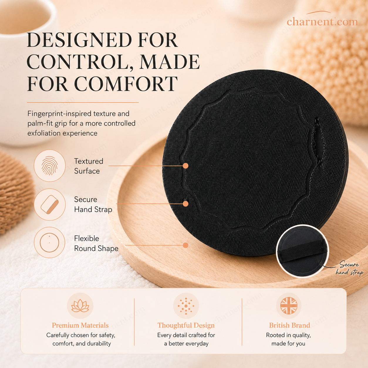 🚿🧽 𝐑𝐄𝐁𝐘𝐈𝐏𝐎® Soft Rubber Bath Brush – Gentle Yet Effective at Removing Dead Skin Cells & Cleansing All Skin Types