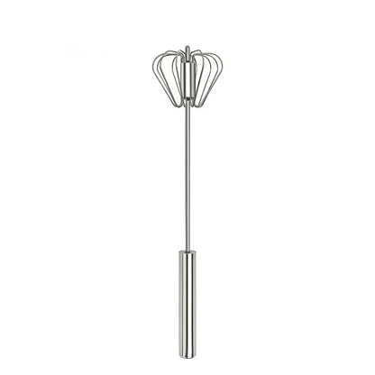 🥄✨ BVJ® Stainless Steel Hand-Push Rotary Whisk – Fast, Effortless Mixing in Seconds