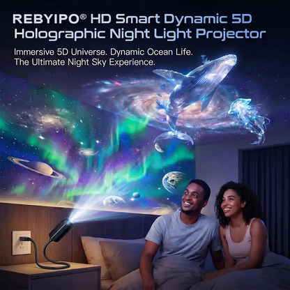 🔥Last day 70%off丨REBYIPO® Night Light Projector - Smart Holographic Star Projector🌠
