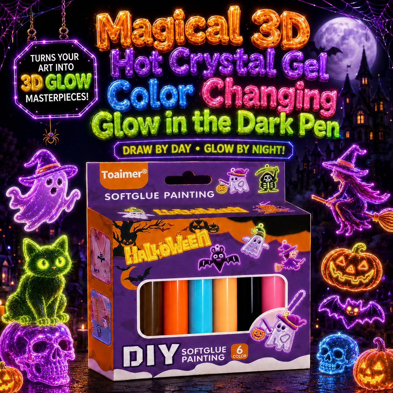 🎃 Surprise! ✨ One-Time Offer: Get Your 2nd Toaimer® 3D Fluorescent Craft Kit for 70% OFF!
