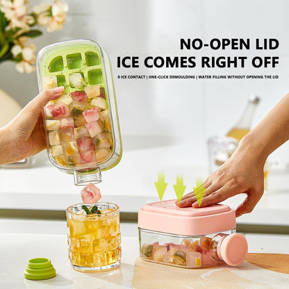 🔥BVJ® 2-in-1 Contactless Ice Cube Tray & Water Bottle🧊