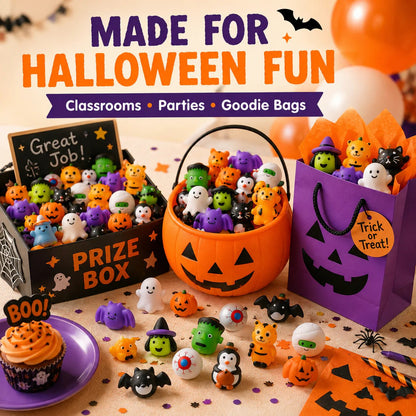 🔥 LAST DAY TO SAVE 50%丨Toaimer® 30PCS Halloween Mochi Squishy Toys 🎃👻 – Squeeze, Share & Collect!