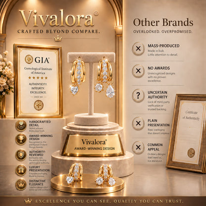 😆 Surprise！Add Another VIVALORA® Asymmetric Moissanite Earrings & Save 90% 💎✨