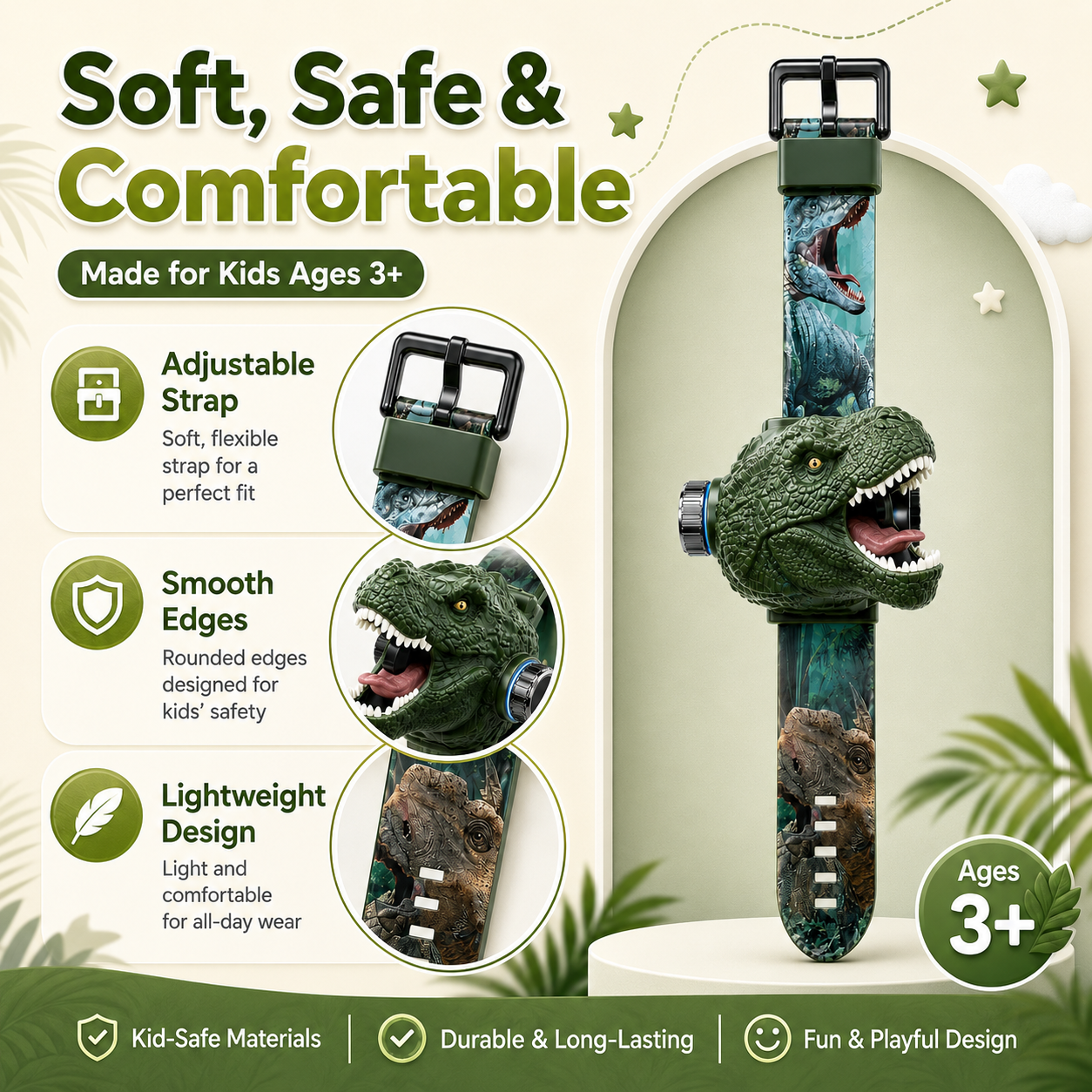 🦖 𝐓𝐨𝐚𝐢𝐦𝐞𝐫® 𝟑𝐃 𝐃𝐢𝐧𝐨𝐬𝐚𝐮𝐫 𝐏𝐫𝐨𝐣𝐞𝐜𝐭𝐢𝐨𝐧 𝐖𝐚𝐭𝐜𝐡 – 𝐑𝐞𝐚𝐥𝐢𝐬𝐭𝐢𝐜 𝐓-𝐑𝐞𝐱 𝐃𝐞𝐬𝐢𝐠𝐧 & 𝐒𝐨𝐟𝐭 𝐊𝐢𝐝𝐬 𝐒𝐭𝐫𝐚𝐩 | 𝐀𝐠𝐞𝐬 𝟑+