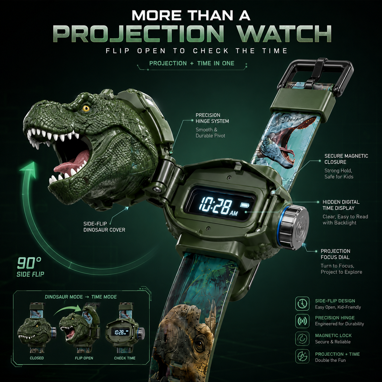 🦖 𝐓𝐨𝐚𝐢𝐦𝐞𝐫® 𝟑𝐃 𝐃𝐢𝐧𝐨𝐬𝐚𝐮𝐫 𝐏𝐫𝐨𝐣𝐞𝐜𝐭𝐢𝐨𝐧 𝐖𝐚𝐭𝐜𝐡 – 𝐑𝐞𝐚𝐥𝐢𝐬𝐭𝐢𝐜 𝐓-𝐑𝐞𝐱 𝐃𝐞𝐬𝐢𝐠𝐧 & 𝐒𝐨𝐟𝐭 𝐊𝐢𝐝𝐬 𝐒𝐭𝐫𝐚𝐩 | 𝐀𝐠𝐞𝐬 𝟑+