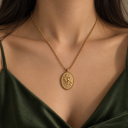 CZTICLE® Timeless Bloom Floral Pendant Necklace – Nature-Inspired Elegance ✨
