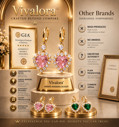 😆 Surprise！Add Another VIVALORA® Celestia Heart Earrings & Save 90% 💖✨
