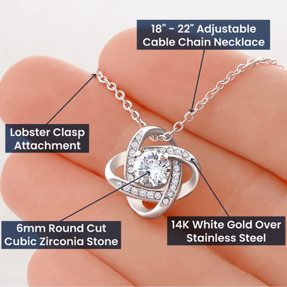 To My Daughter — God Placed a Strength in You — Necklace from Mom