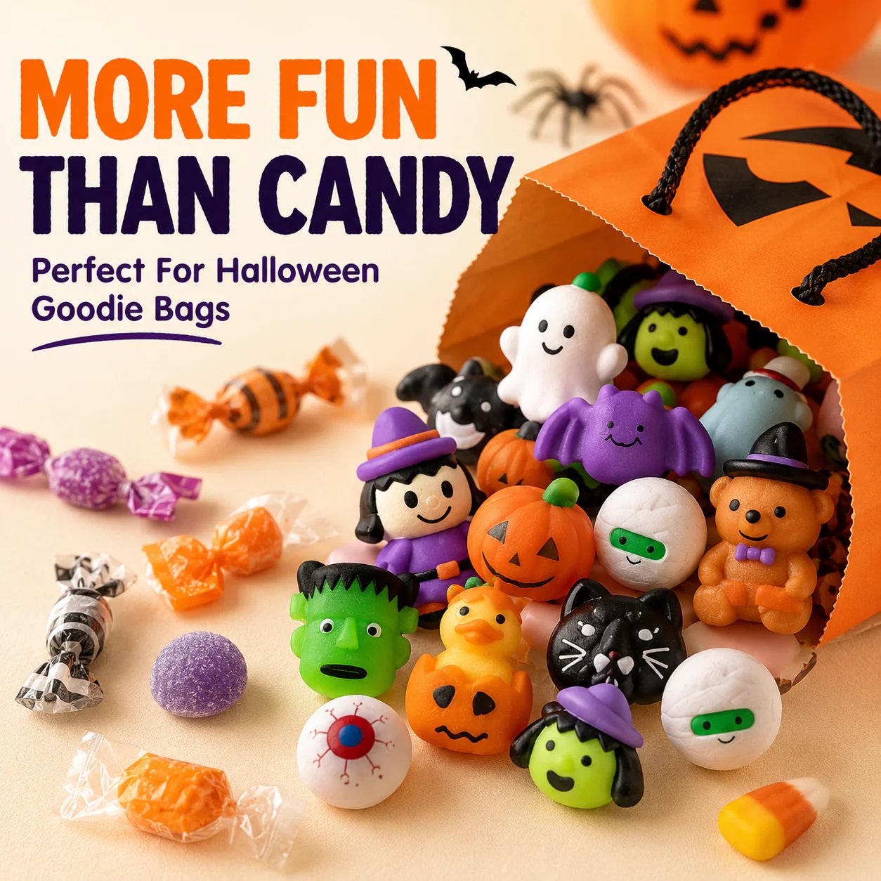 🔥 LAST DAY TO SAVE 50%丨Toaimer® 30PCS Halloween Mochi Squishy Toys 🎃👻 – Squeeze, Share & Collect!