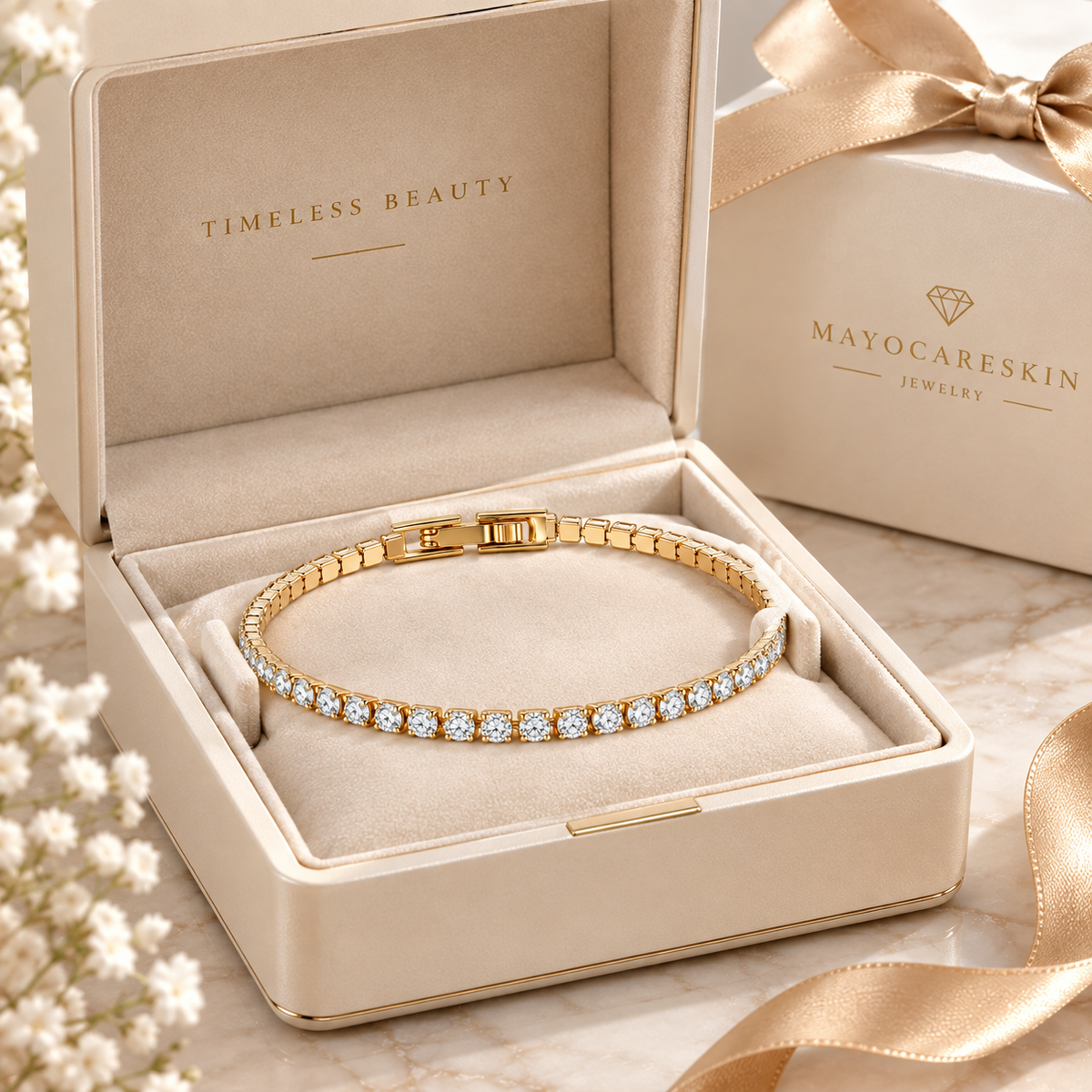 CZTICLE® Eternal Sparkle Tennis Bracelet – Timeless Brilliance for Every Moment ✨