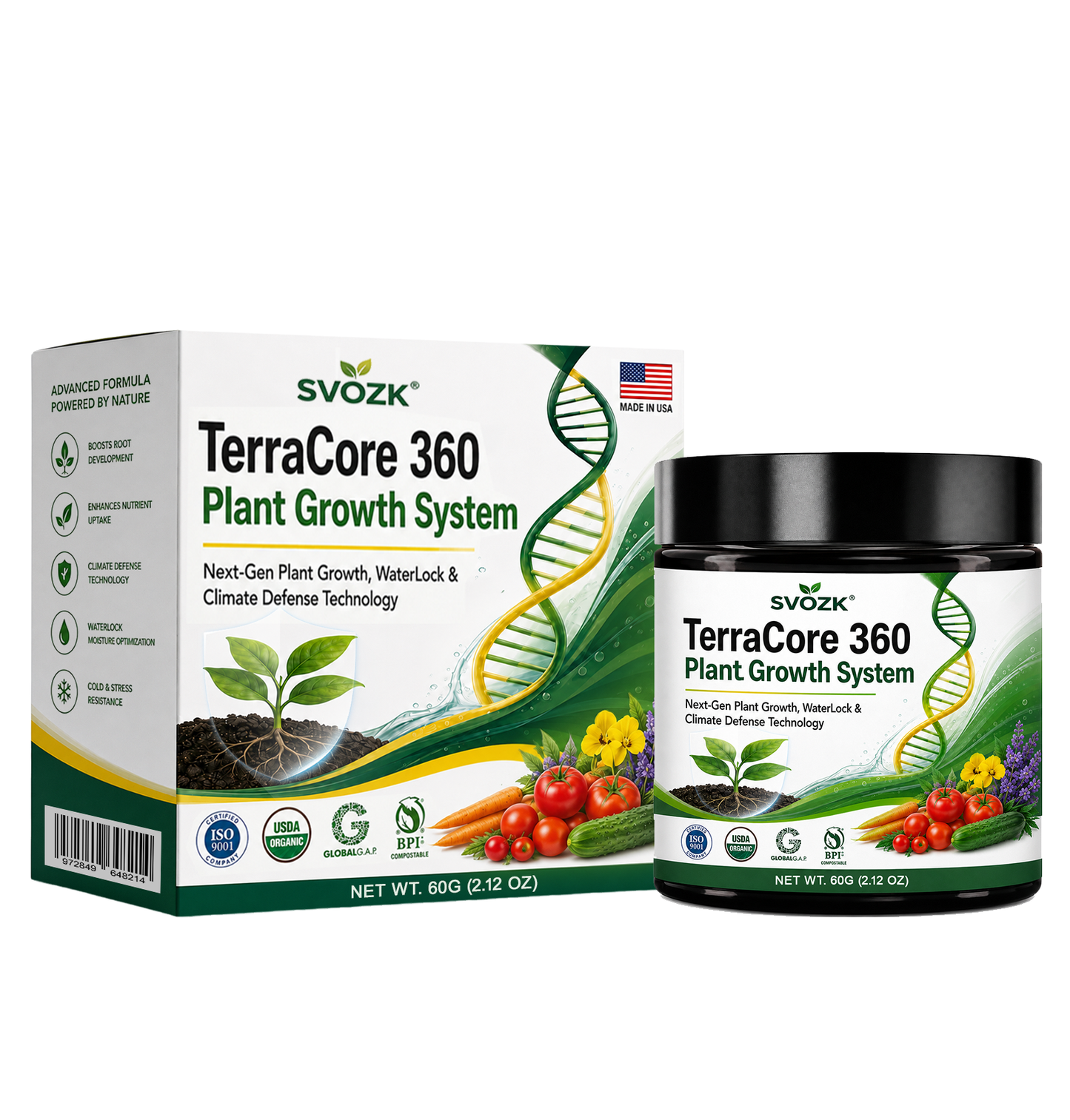 🇺🇸 𝐎𝐟𝐟𝐢𝐜𝐢𝐚𝐥 𝐁𝐫𝐚𝐧𝐝 𝐒𝐭𝐨𝐫𝐞 | 🍃SVOZK® TerraCore 360  Plant Growth System – Stronger Roots, Healthier Plants & Bigger Harvests