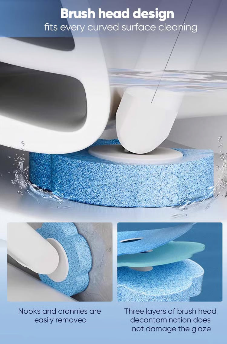 More than 50,000 Units Sold! 🚽💦 BVJ® Contactless Disposable Toilet Cleaning Tool 🧽