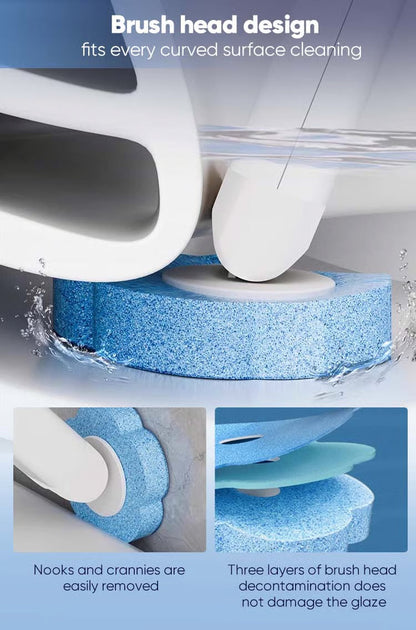 More than 50,000 Units Sold! 🚽💦 BVJ® Contactless Disposable Toilet Cleaning Tool 🧽