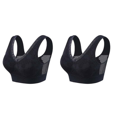 ⏰ Last Day $12/PCS | 💖 Buy 1 Get 1 FREE 🎁 LUCKYSONG® Women’s High-Support Pure Cotton Comfort Bra
