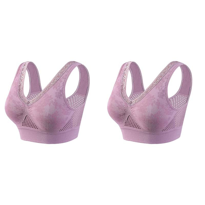 ⏰ Last Day $12/PCS | 💖 Buy 1 Get 1 FREE 🎁 LUCKYSONG® Women’s High-Support Pure Cotton Comfort Bra
