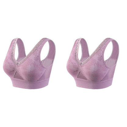 ⏰ Last Day $12/PCS | 💖 Buy 1 Get 1 FREE 🎁 LUCKYSONG® Women’s High-Support Pure Cotton Comfort Bra