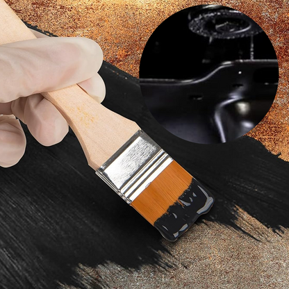 🔨 EdiJonah® Rust Converter Metallic Paint – Converts Rust & Leaves a Durable Metallic Finish for Tools, Gates & More