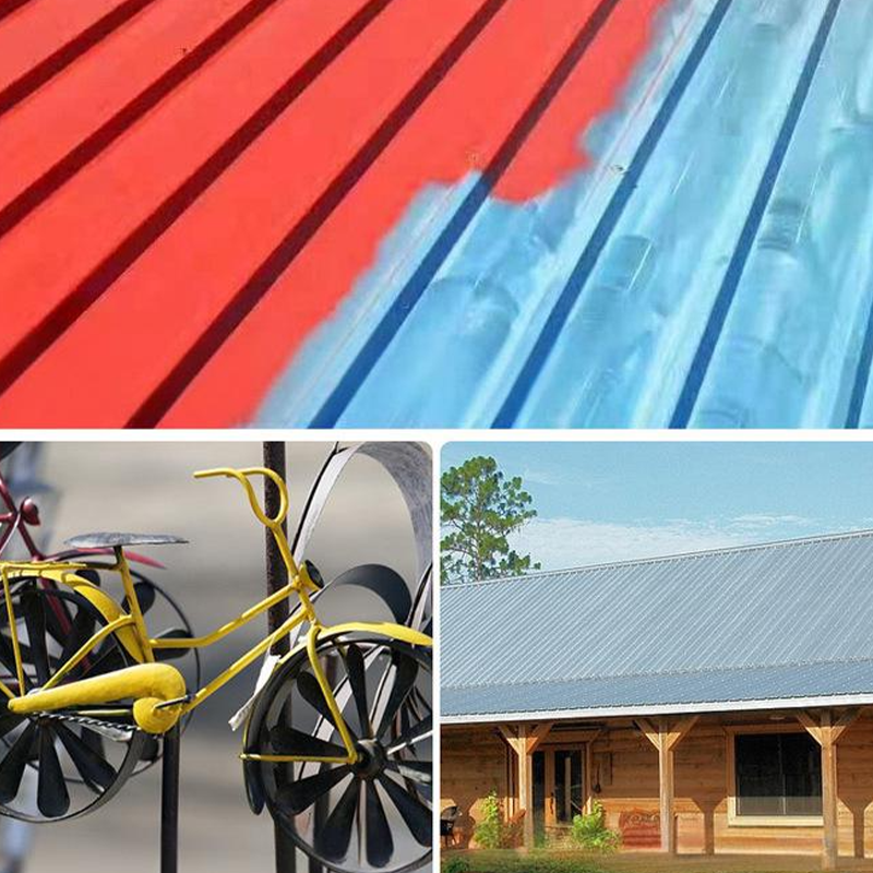 🔨 EdiJonah® Rust Converter Metallic Paint – Converts Rust & Leaves a Durable Metallic Finish for Tools, Gates & More