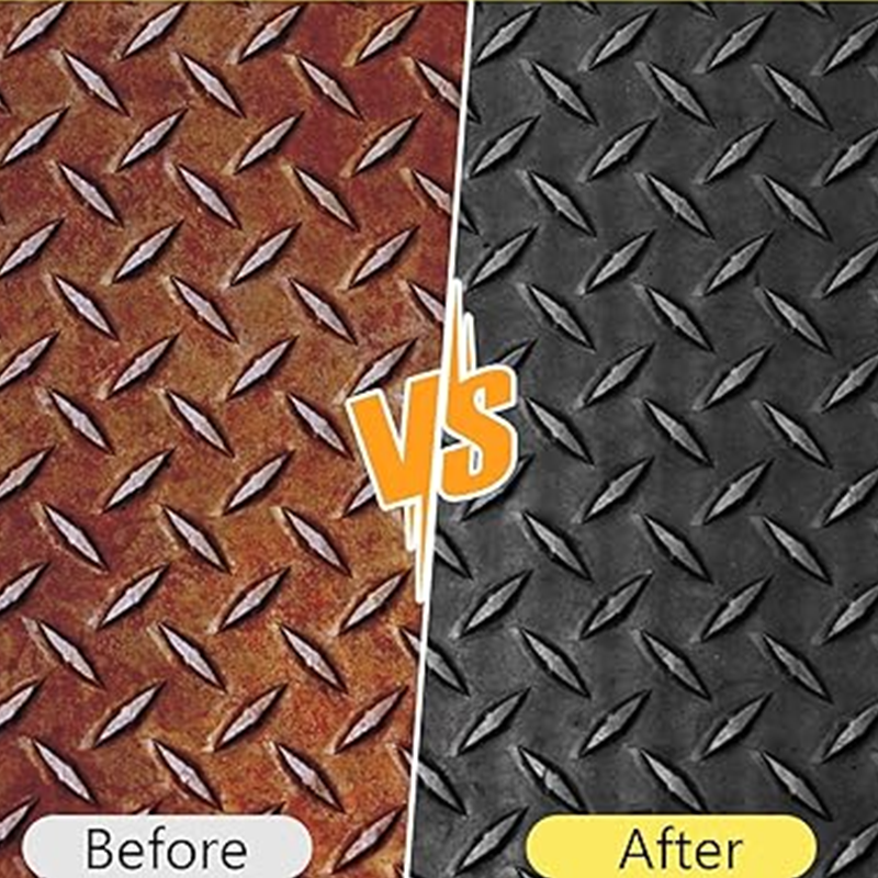 🔨 EdiJonah® Rust Converter Metallic Paint – Converts Rust & Leaves a Durable Metallic Finish for Tools, Gates & More