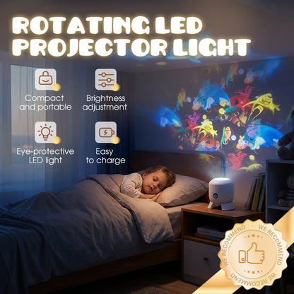 🔥HOT SALE 2026🥳Over 80,000 sold! 💞𝐁𝐕𝐉® Rotating LED Projector with Dynamic Lighting Effect