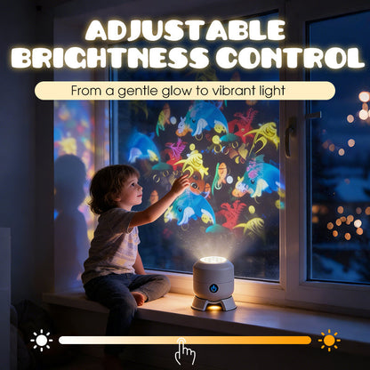 🔥HOT SALE 2026🥳Over 80,000 sold! 💞𝐁𝐕𝐉® Rotating LED Projector with Dynamic Lighting Effect
