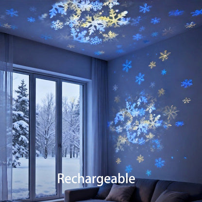 🔥HOT SALE 2026🥳Over 80,000 sold! 💞𝐁𝐕𝐉® Rotating LED Projector with Dynamic Lighting Effect