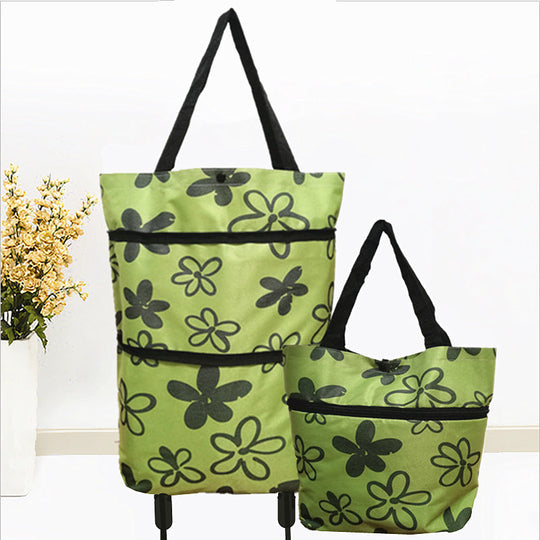 🔥 HOT SALE 50% OFF | LUCKYSONG® Foldable 2-in-1 Shopping Bag – Compact, Expandable & Reusable for Everyday Carry